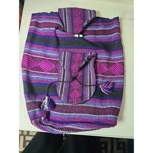 Bag Beach Hippie Baja Ethnic 1‎ pocket  Backpack Made in Mexico Unisex